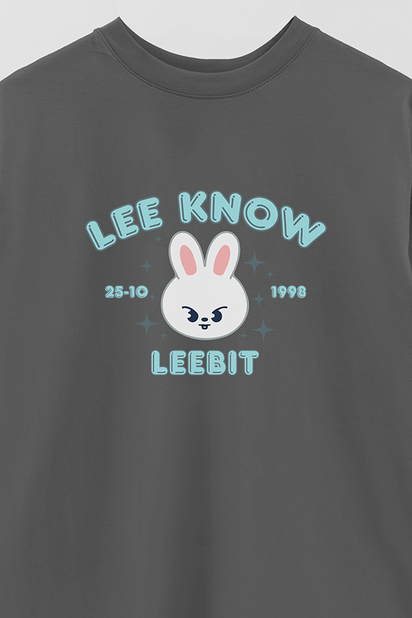 REMERA OVER ESTAMPADA SKZOO6 LEE KNOW