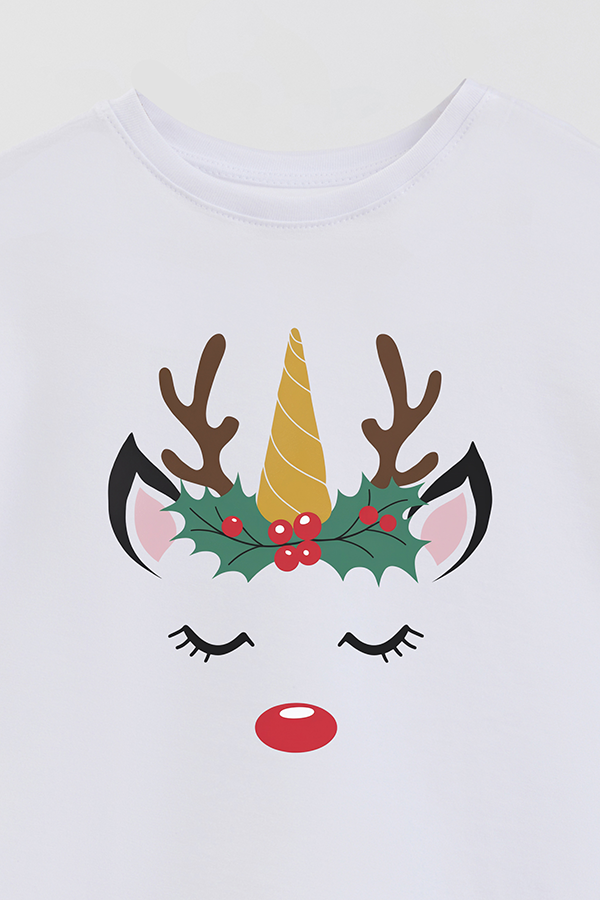 REMERA BASICA ESTAMPADA UNICORN GOLD