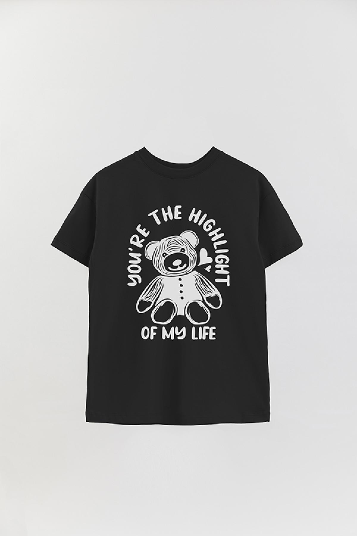 REMERA OVER ESTAMPADA GR YOU ARE THE HIGHLIGHT