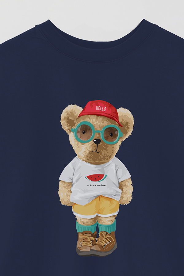 REMERA OVER ESTAMPADA UNISEX TEDDY WATERMELON