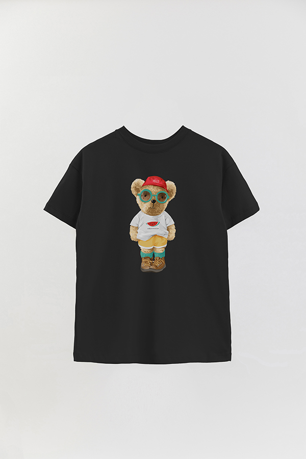 REMERA OVER ESTAMPADA UNISEX TEDDY WATERMELON