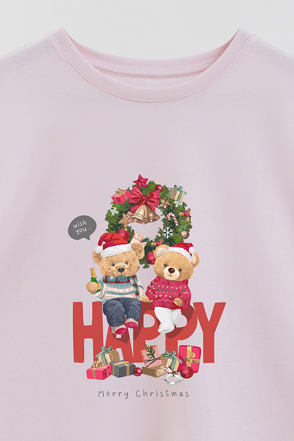 REMERA GIRL OVER TEDDY XMAS 9