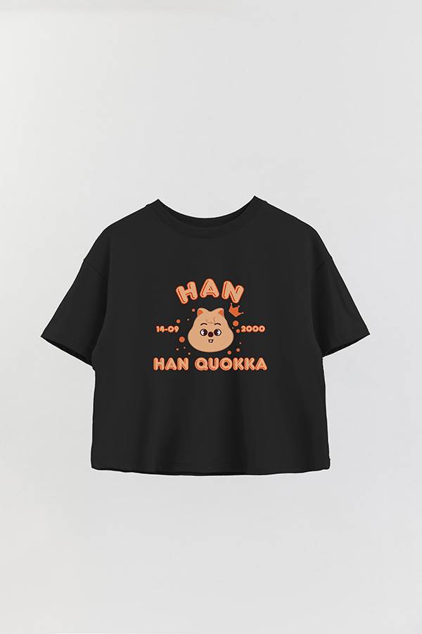 REMERA CROP ESTAMPADA SKZOO6 HAN