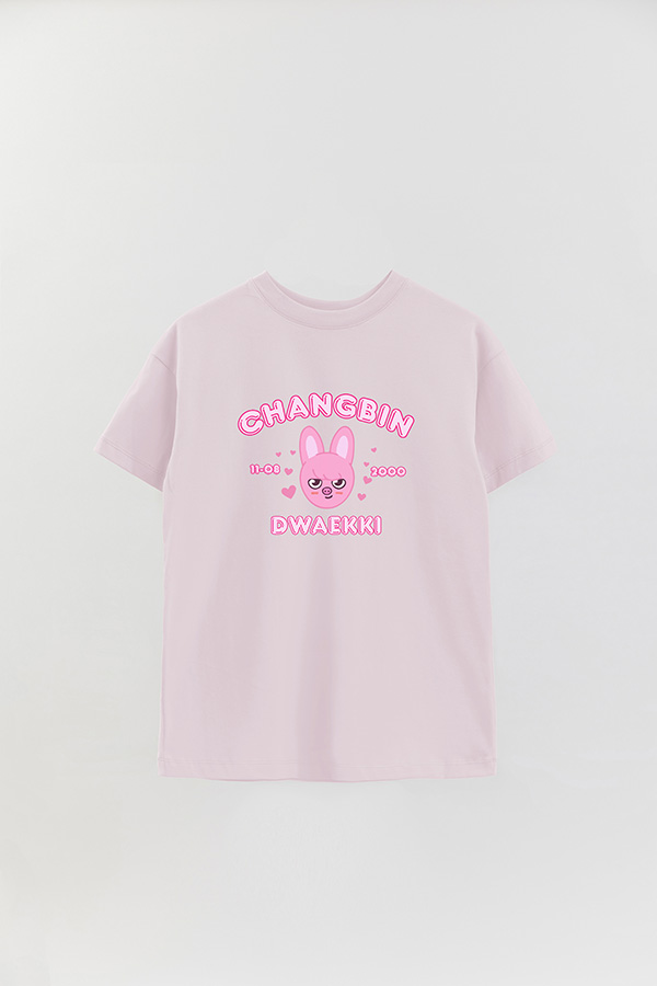 REMERA OVER ESTAMPADA SKZOO6 CHANGBIN
