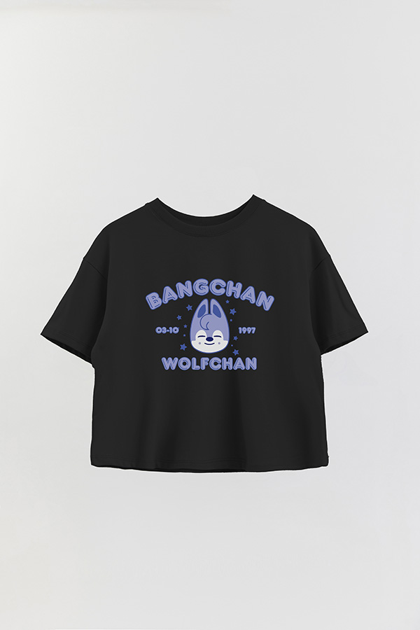 REMERA CROP ESTAMPADA SKZOO6 BANGCHAN