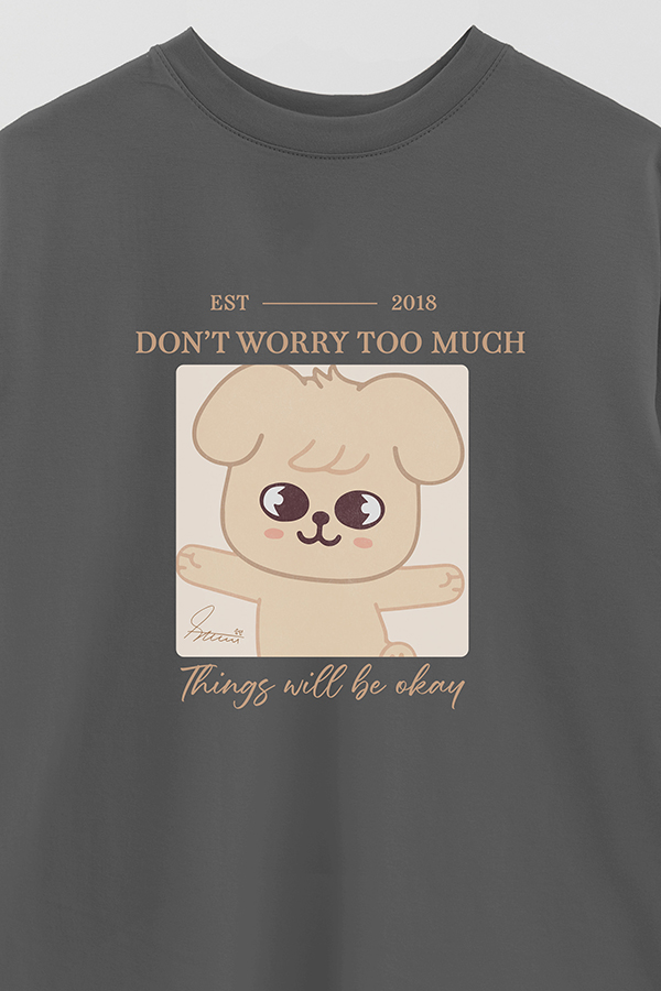 REMERA OVER ESTAMPADA SKZOO4 SEUNGMIN