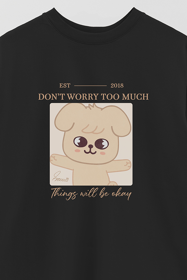 REMERA OVER ESTAMPADA SKZOO4 SEUNGMIN