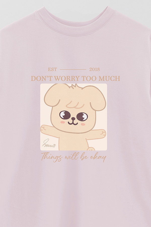 REMERA OVER ESTAMPADA SKZOO4 SEUNGMIN