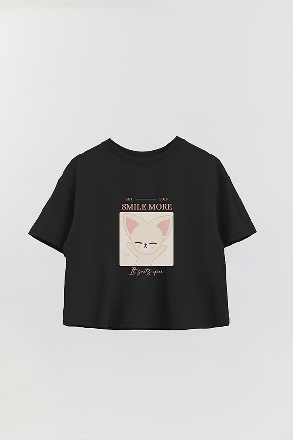 REMERA CROP ESTAMPADA SKZOO4 I.N