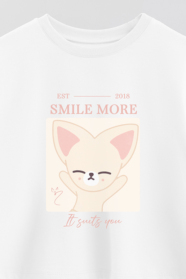 REMERA CROP ESTAMPADA SKZOO4 I.N