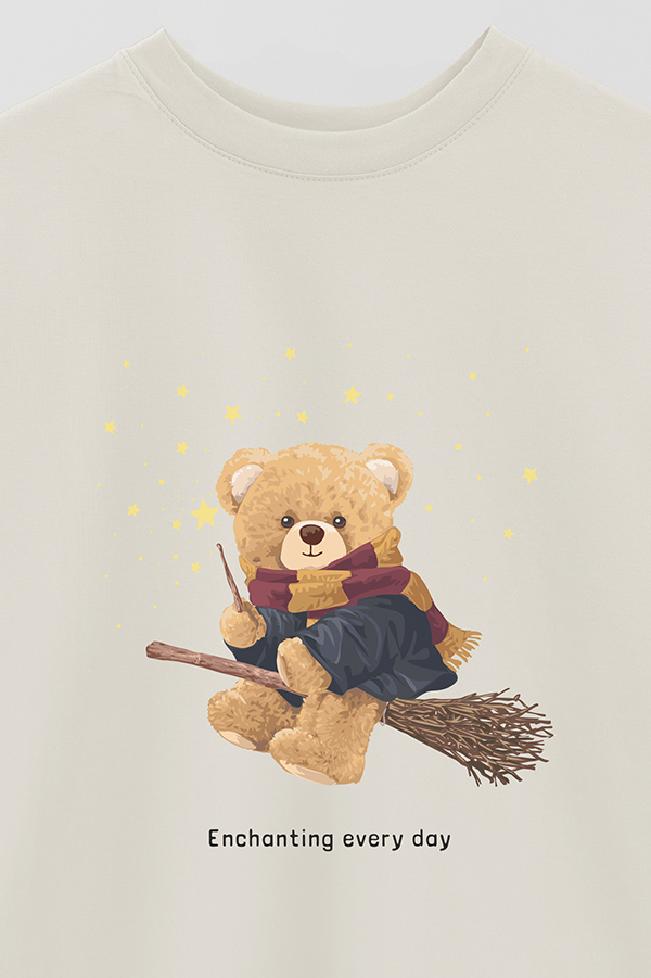 REMERA OVER ESTAMPADA UNISEX TEDDY HARRY