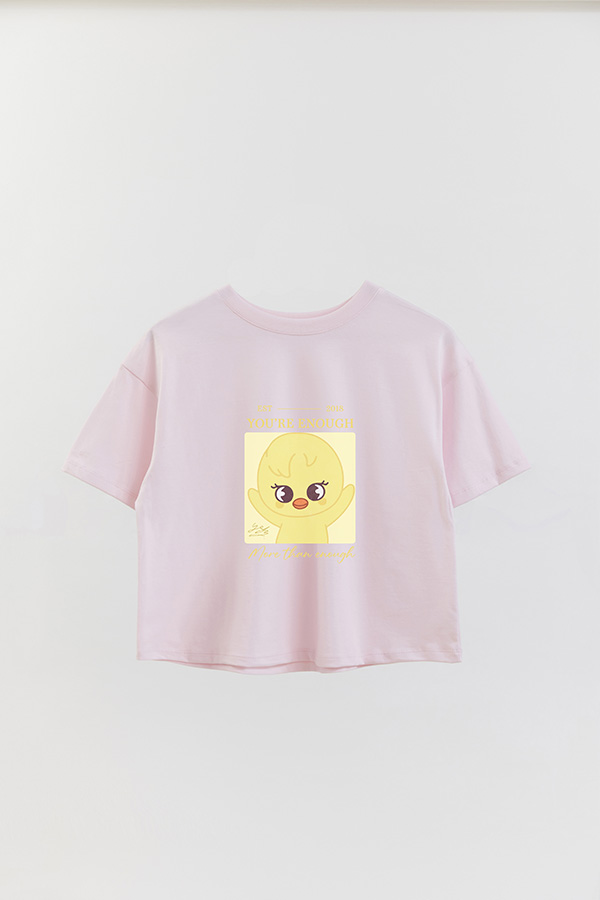 REMERA CROP ESTAMPADA SKZOO4 FELIX