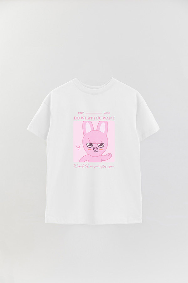 REMERA OVER ESTAMPADA SKZOO4 CHANGBIN