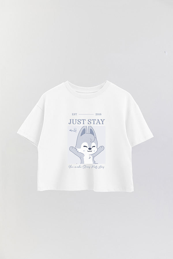 REMERA CROP ESTAMPADA SKZOO4 BANGCHAN