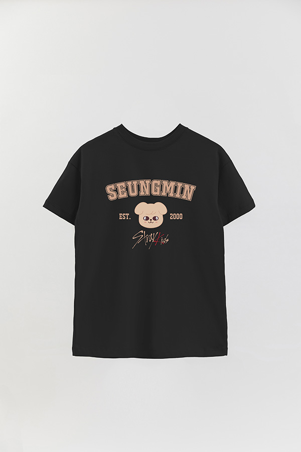 REMERA OVER ESTAMPADA SKZOO3 SEUNGMIN
