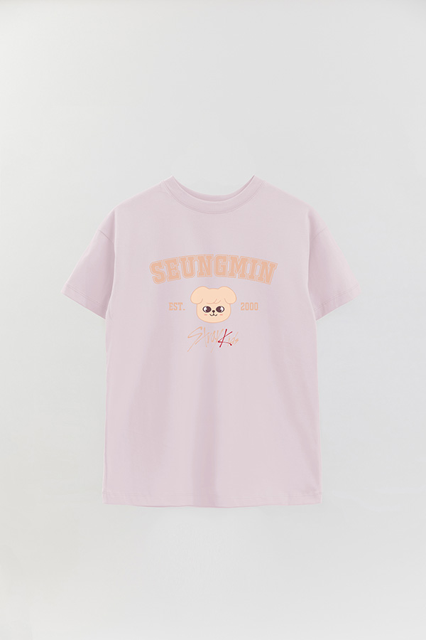 REMERA OVER ESTAMPADA SKZOO3 SEUNGMIN