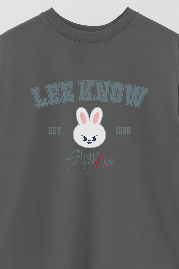 REMERA OVER ESTAMPADA SKZOO3 LEE KNOW