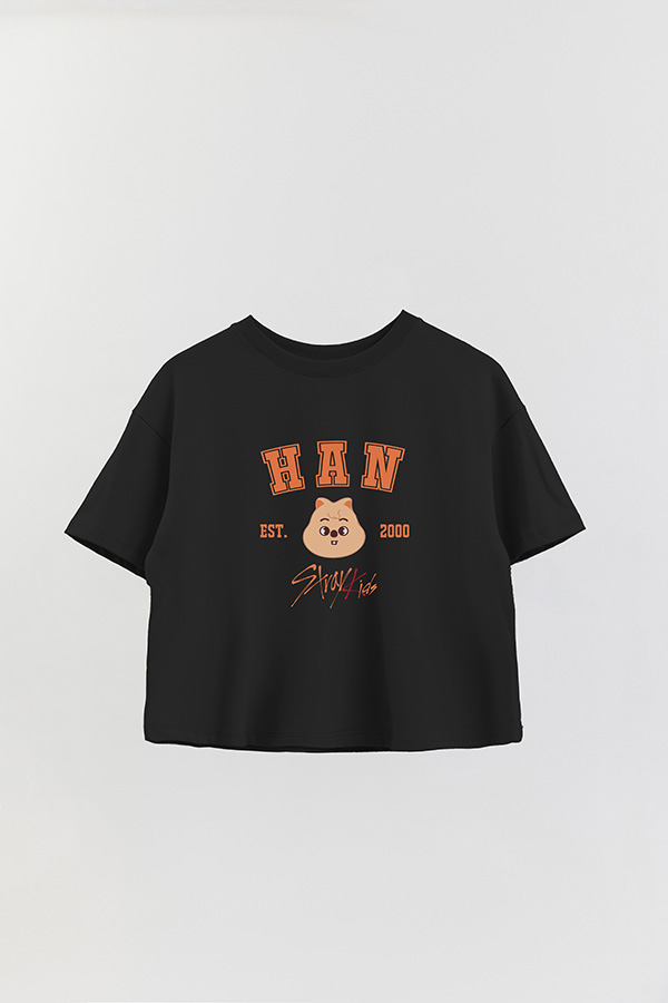 REMERA CROP ESTAMPADA SKZOO3 HAN