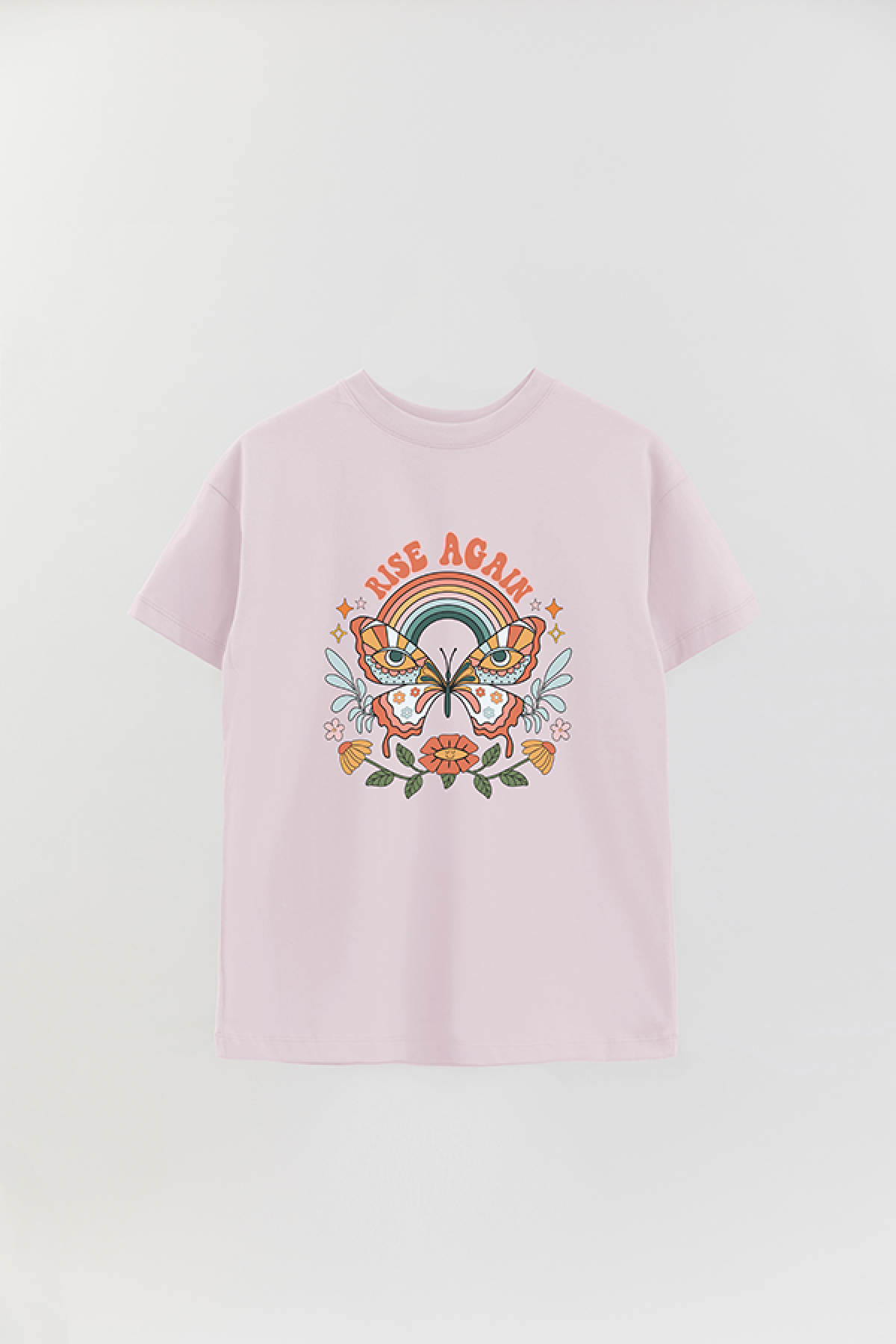 REMERA OVER ESTAMPADA BH2 RISE AGAIN
