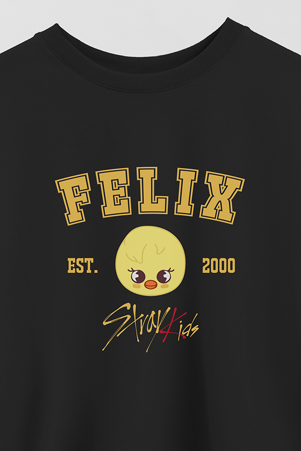 REMERA CROP ESTAMPADA SKZOO3 FELIX