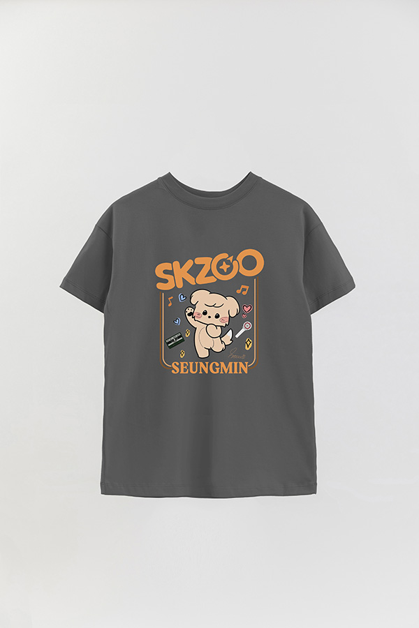 REMERA OVER ESTAMPADA SKZOO2 SEUNGMIN