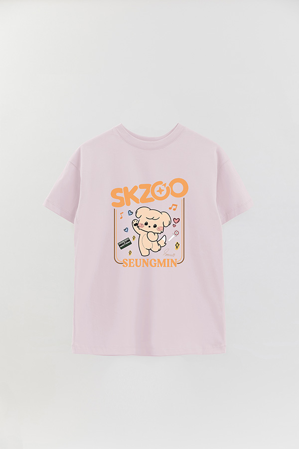 REMERA OVER ESTAMPADA SKZOO2 SEUNGMIN