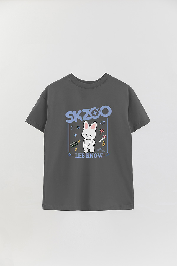 REMERA OVER ESTAMPADA SKZOO2 LEE KNOW
