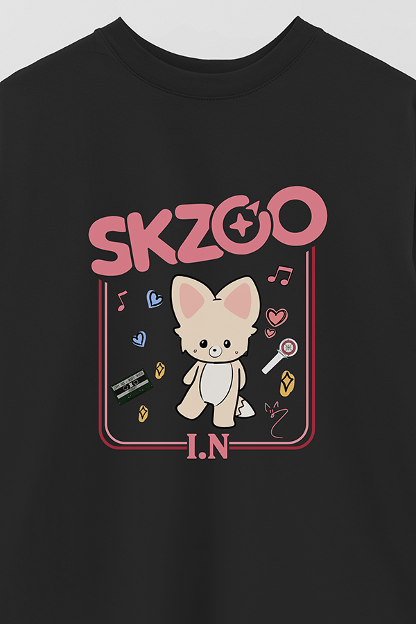 REMERA OVER ESTAMPADA SKZOO2 I.N