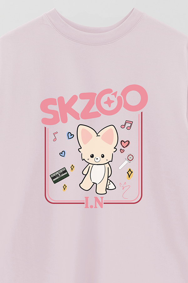 REMERA OVER ESTAMPADA SKZOO2 I.N