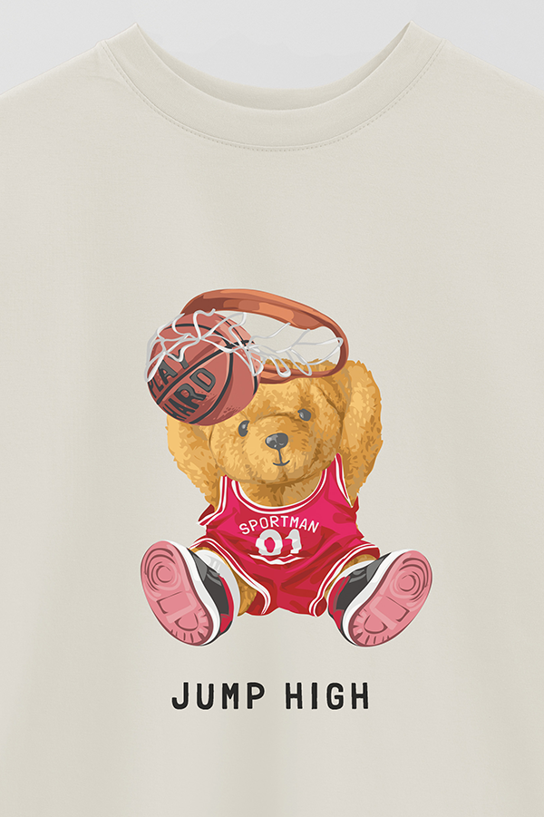 REMERA OVER ESTAMPADA UNISEX TEDDY SPORTMAN 01