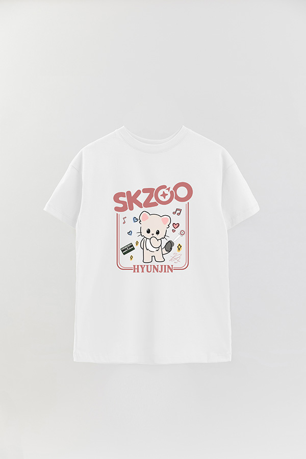 REMERA OVER ESTAMPADA SKZOO2 HYUNJIN