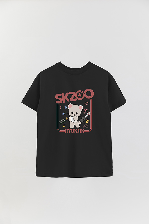REMERA OVER ESTAMPADA SKZOO2 HYUNJIN