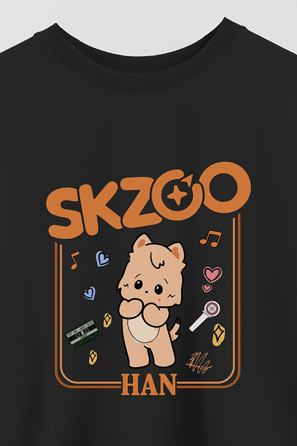 REMERA CROP ESTAMPADA SKZOO2 HAN