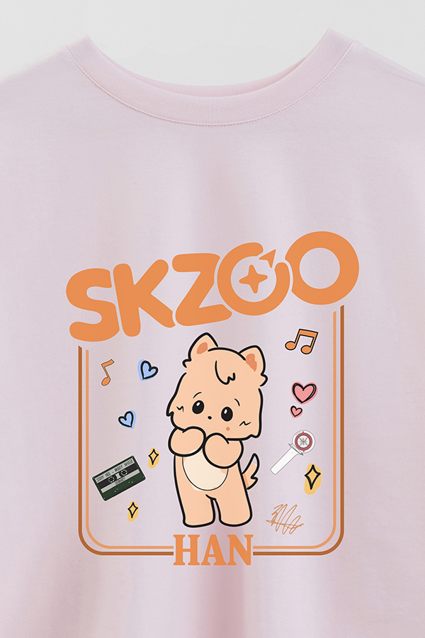 REMERA CROP ESTAMPADA SKZOO2 HAN