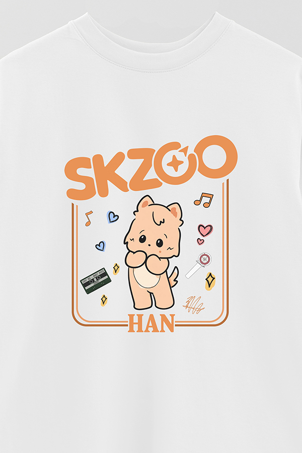 REMERA OVER ESTAMPADA SKZOO2 HAN