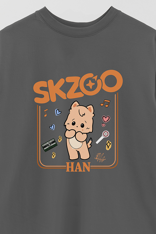 REMERA OVER ESTAMPADA SKZOO2 HAN