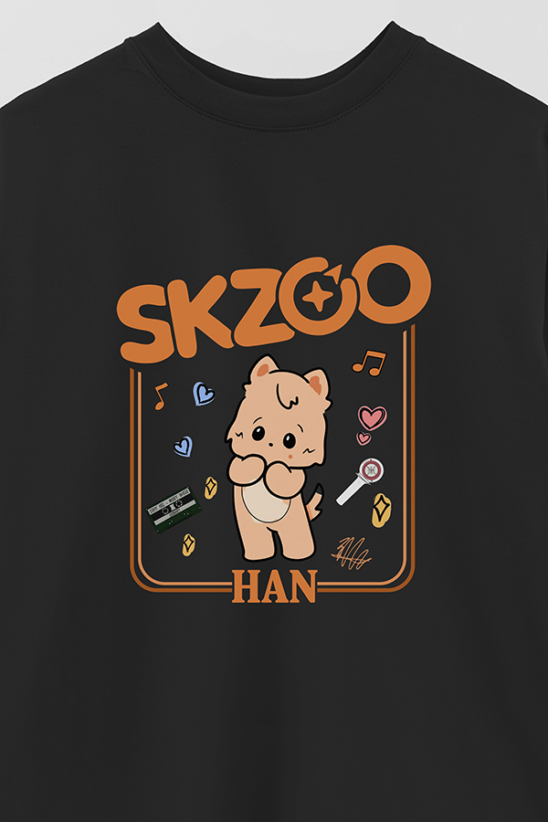 REMERA OVER ESTAMPADA SKZOO2 HAN