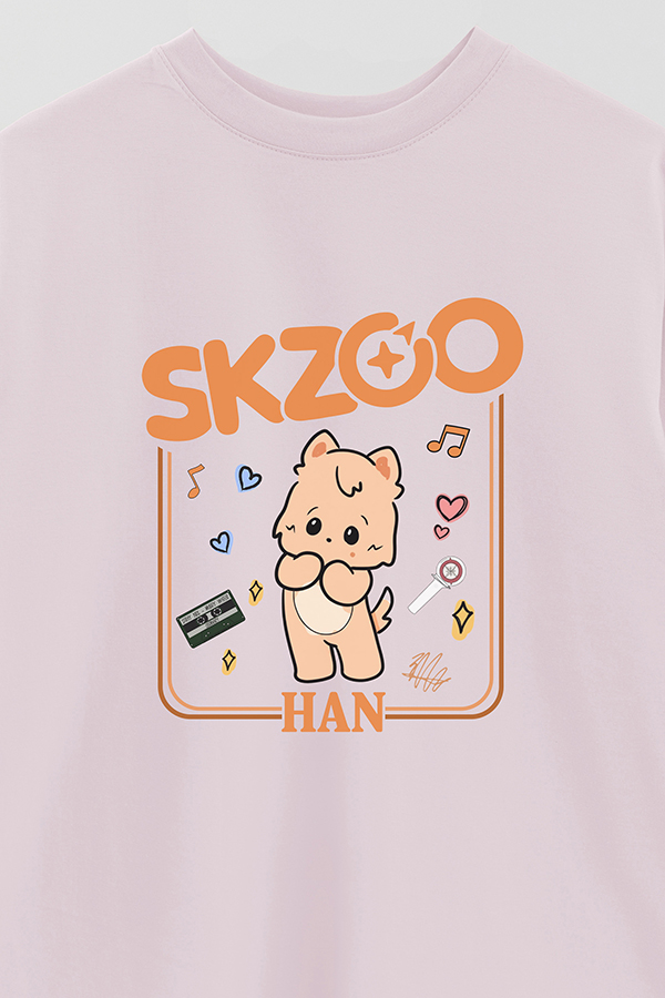 REMERA OVER ESTAMPADA SKZOO2 HAN