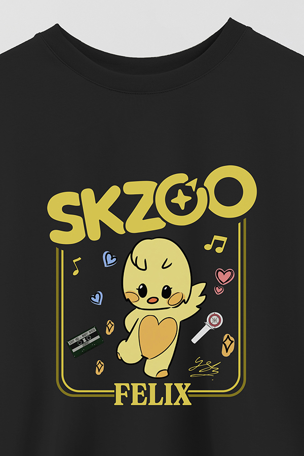 REMERA CROP ESTAMPADA SKZOO2 FELIX