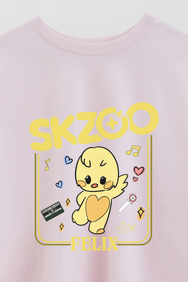 REMERA CROP ESTAMPADA SKZOO2 FELIX