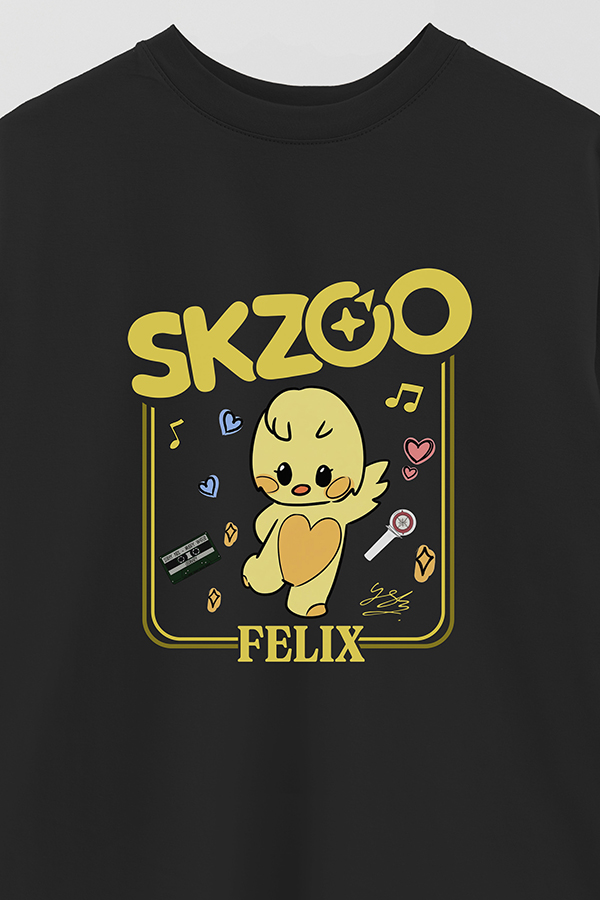 REMERA OVER ESTAMPADA SKZOO2 FELIX