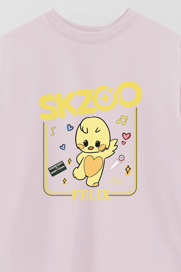 REMERA OVER ESTAMPADA SKZOO2 FELIX