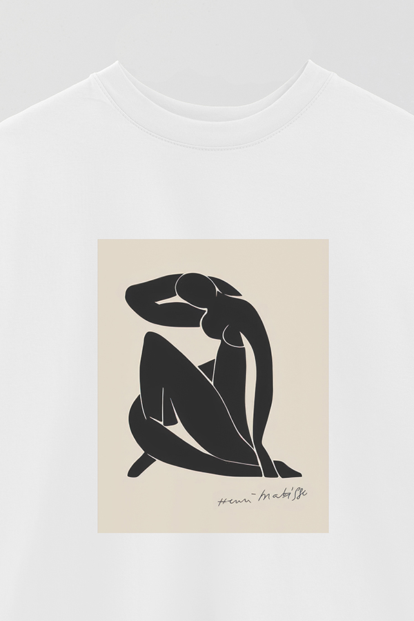 REMERA OVER ESTAMPADA ART COLLECTION MATISSE FEMALE