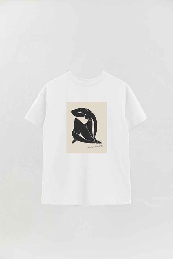 REMERA OVER ESTAMPADA ART COLLECTION MATISSE FEMALE