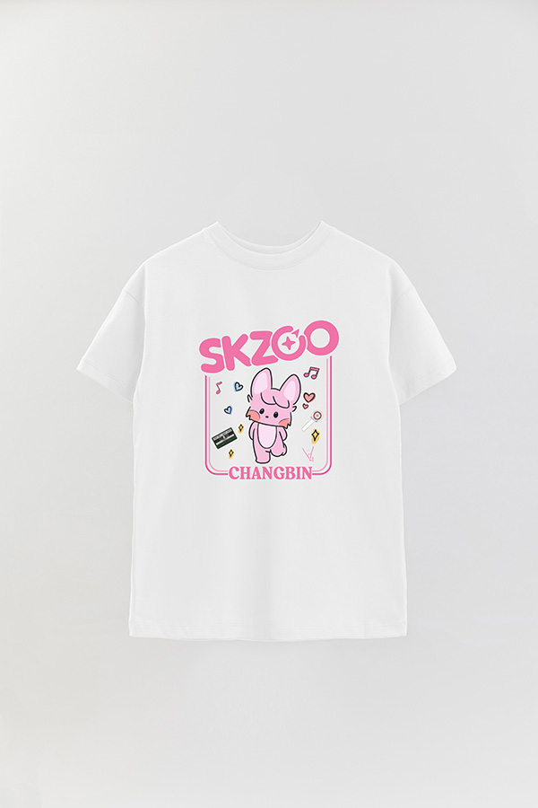 REMERA OVER ESTAMPADA SKZOO2 CHANGBIN