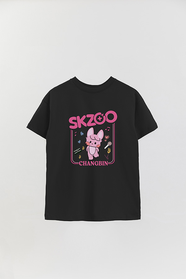 REMERA OVER ESTAMPADA SKZOO2 CHANGBIN