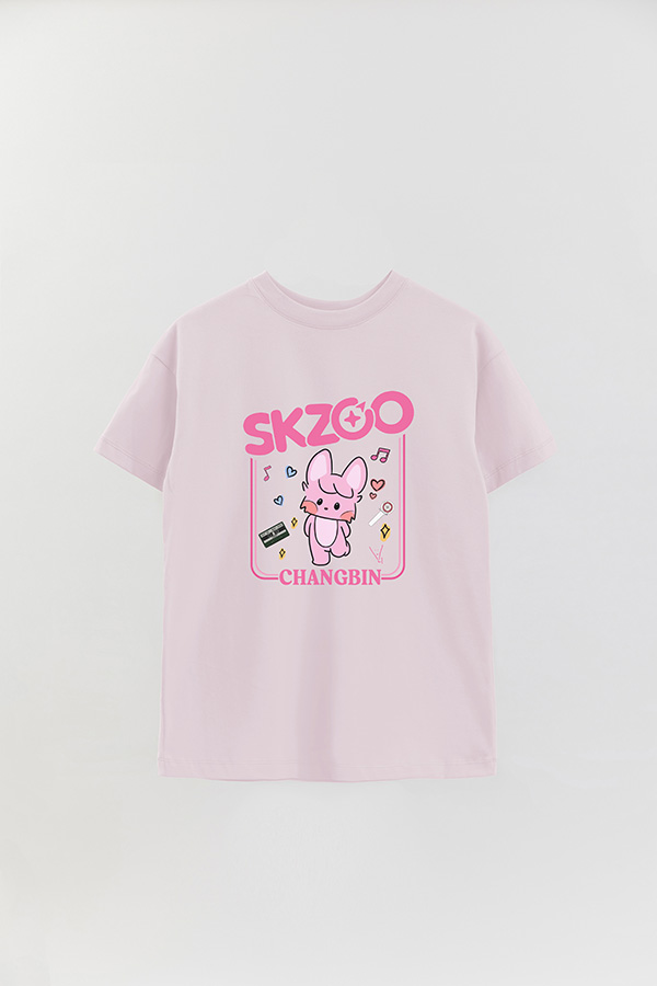 REMERA OVER ESTAMPADA SKZOO2 CHANGBIN