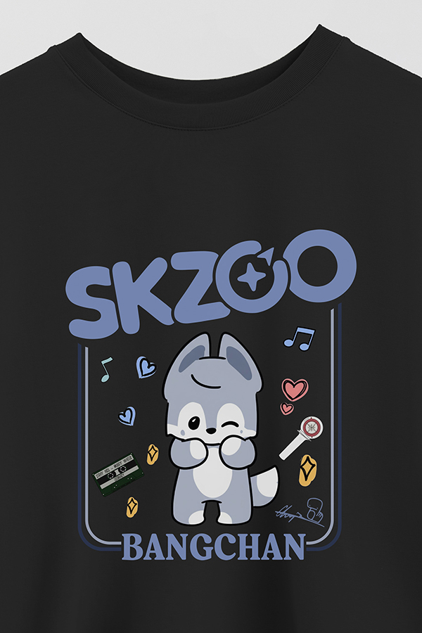 REMERA CROP ESTAMPADA SKZOO2 BANGCHAN