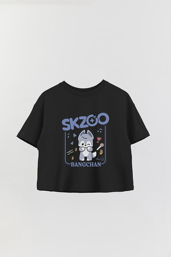 REMERA CROP ESTAMPADA SKZOO2 BANGCHAN