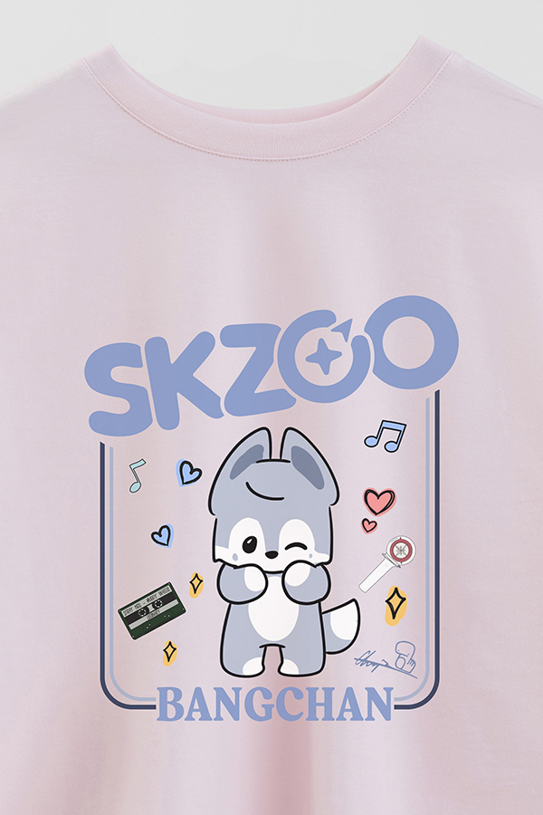 REMERA CROP ESTAMPADA SKZOO2 BANGCHAN